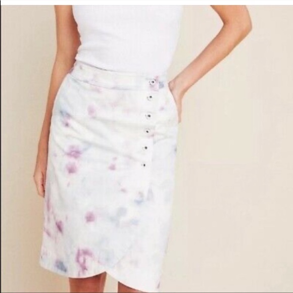Anthropologie Size  tie-dyed tulip skirt - Picture 2 of 10